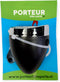 Porteur Koplamp Porteur retro zwart batterij