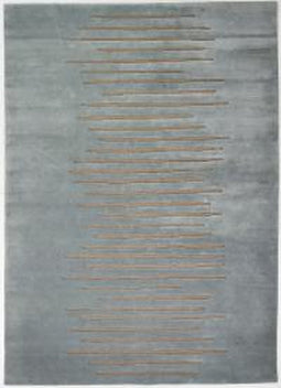 Portinfer Vloerkleed - 170x240 - Rechthoek - Laagpolig Tapijt - Modern - Blauw, Bruin