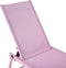 PORTOFINO - Strandstoel - Roze - Aluminium
