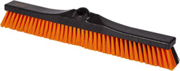 Portuur - OrangeBrush - Combi bezem - 50 cm - Harde en Zachte haren - Gemaakt van gerecycled kunststof - OB20350