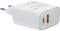 Savio LA-06 - Oplader - USB Type A & C - Power Delivery 3.0 - Wit