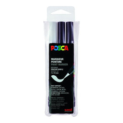 Posca - Brushverfstift posca pcf350 1-10mm 3st assorti