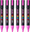 Posca Stiften PC-5M Medium Tip - verfstiften - Fluor roze - 6 stuks