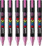 Posca Stiften PC-5M Medium Tip - verfstiften - Metallic roze - 6 stuks
