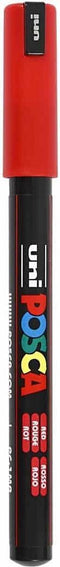 Posca - Verfstift posca pc1mc ef rood