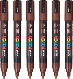 Posca - Verfstift posca pc5m m cacao bruin | 6 stuks