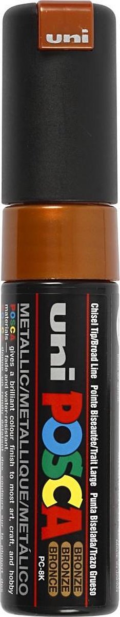 Posca - Verfstift posca pc8k b schuin brons