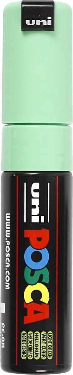 Posca - Verfstift posca pc8k b schuin lichtgroen
