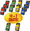 Post-it® gemiddelde Indextabs in een plastic dispenser, gemengde kleuren, 10 x 50/verpakking + 2 x 50 GRATIS Indextabs gemiddelde, gemengde kleuren