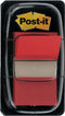 Post-it® Index Standaard, Rood, 25.4 x 43.2 mm, 50 Tabs/Dispenser