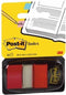 Post-it® Index Standaard, Rood, 25.4 x 43.2 mm, 50 Tabs/Dispenser