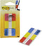 Post-it® Index Strong, Blauw, Rood, Geel, 25.4 x 38 mm, 22 Tabs/Kleur/Dispenser