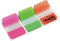 Post-it® Index Strong, Blauw, Rood, Geel, 25.4 x 38 mm, 22 Tabs/Kleur/Dispenser