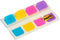 Post-it® Index Strong, Draagbare Set, Turkoois, Geel, Roze, Paars, 15,8 x 38,1 mm, 10 Tabs/Kleur, 4 Kleuren/Dispenser