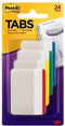 Post-it® Index Strong, Voor Archivering, Blauw, Groen, Rood, Geel, 38 x 50,8 mm, 6 Tabs/Kleur/Pak