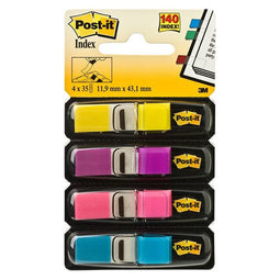 Post-it - Indextabs 3m post-it 683 11.9x43.2mm 4 kleuren | 6 stuks