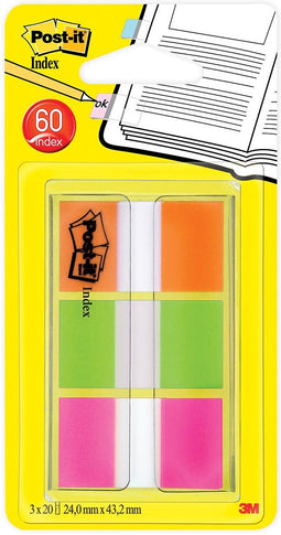 Post-it - Indextabs 680 24mmx43.2mm assorti