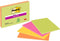 Post-it® Meeting Notes, Groen, Roze, Oranje, Geel, 149 x 200 mm, 4 Blokken, 45 Blaadjes/Blok