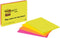 Post-it® Meeting Notes, Groen, Roze, Oranje, Geel, 149 x 200 mm, 4 Blokken, 45 Blaadjes/Blok