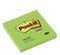Post-it - Memoblok 654 76x76mm neon groen | 6 stuks