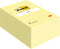 Post-it® memoblok geel - 102 x 152 mm - 100 vellen