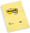 Post-it® memoblok geel - 102 x 152 mm - 100 vellen