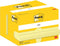 Post-It Notes | 100 vel | ft 51 x 76 mm | geel | pak van 12 blokken