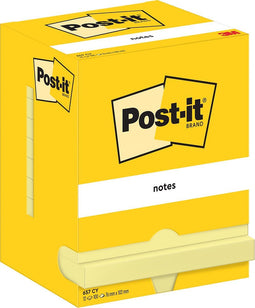Post-It Notes | 100 vel | ft 76 x 102 mm | geel | pak van 12 blokken
