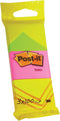 Post-it Notes, ft 38 x 51 mm, 100 vel, blister van 3 blokken in neon geel, roze en groen - Post-it Sticky Notes