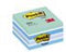 Post-it® Notes, Kubus, Pastelblauw, 76 x 76 mm, 450 Blaadjes/Kubus