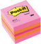 Post-it® Notes, Mini Kubus, Neon Roze, Oranje, Ultra Roze, 51 x 51 mm, 400 Blaadjes/Kubus