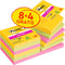 Post-it® notitieblaadjes super sticky Z-Notes, 12 blokken, 76 x 76 mm