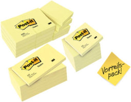 Post-it Plaknotitie 7100199885 76 mm x 76 mm Geel 600 vellen