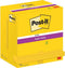 Post-it Super Sticky notes | 90 vel | ft 76 x 127 mm | pak van 12 blokken | neongeel