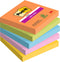 Post-it Super Sticky notes Boost | 90 vel | ft 76 x 76 mm | geassorteerde kleuren | pak van 5 blokken