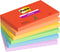 Post-it Super Sticky notes Playful | 90 vel | ft 76 x 127 mm | geassorteerde kleuren | pak van 6 blokken
