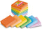 Post-it Super Sticky Notes Playful | 90 vel | ft 76 x 76 mm | geassorteerde kleuren | pak van 6 blokken