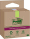 Post-it Super Sticky Notes Recycled | 70 vel | ft 47 | 6 x 47 | 6 mm | assorti | pak van 3 blokken