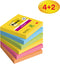 Post-it Super Sticky - Super Sticky notes Carnival | 90 vel | ft 76 x 76 mm | 4 + 2 GRATIS