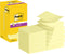 Post-It Super Sticky Z-Notes | 90 vel | ft 76 x 76 mm | geel | pak van 12 blokken