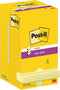 Post-It Super Sticky Z-Notes | 90 vel | ft 76 x 76 mm | geel | pak van 12 blokken