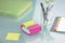 Post-it® Z-notes dispenser Pro Color - Roze - Voor 76 x 76 mm vellen - Incl. 1 blok