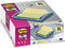 Post-it® Z-notes Dispenser - Zwart + inclusief Post-it Super Sticky Z-Notes Canary Yellow™ - Gelijnd