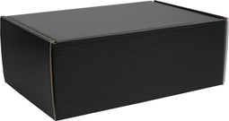Postpakketdoos | golfkarton | 335x218x123mm | zwart | 25 stuks