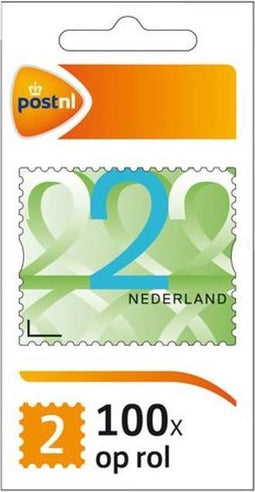 Postzegel NL waarde 2 zelfklevend 100 stuks