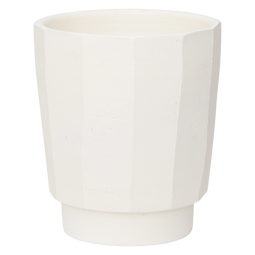 Pot Arte White / Terracotta