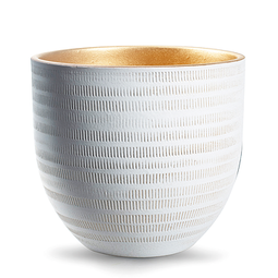Pot 'beau' wit goud