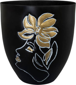 Pot leah d18h19 cm face