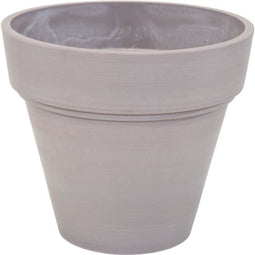 Pot - MEGA COLLECTIES - Ecostone Plantenbak - Ø 35 cm - H 30 cm - Taupe