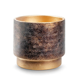 Pot 'merel' goud bruin